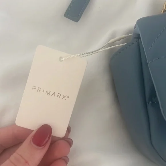 Primark Blue & Gold Quilted Purse - Picture 7 of 11